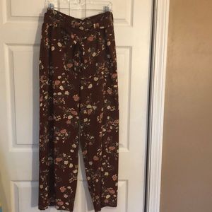 Torrid crepe tie-front wide leg pants